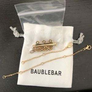 BAUBLEBAR Layered Clasp with Extended Chains - Gold